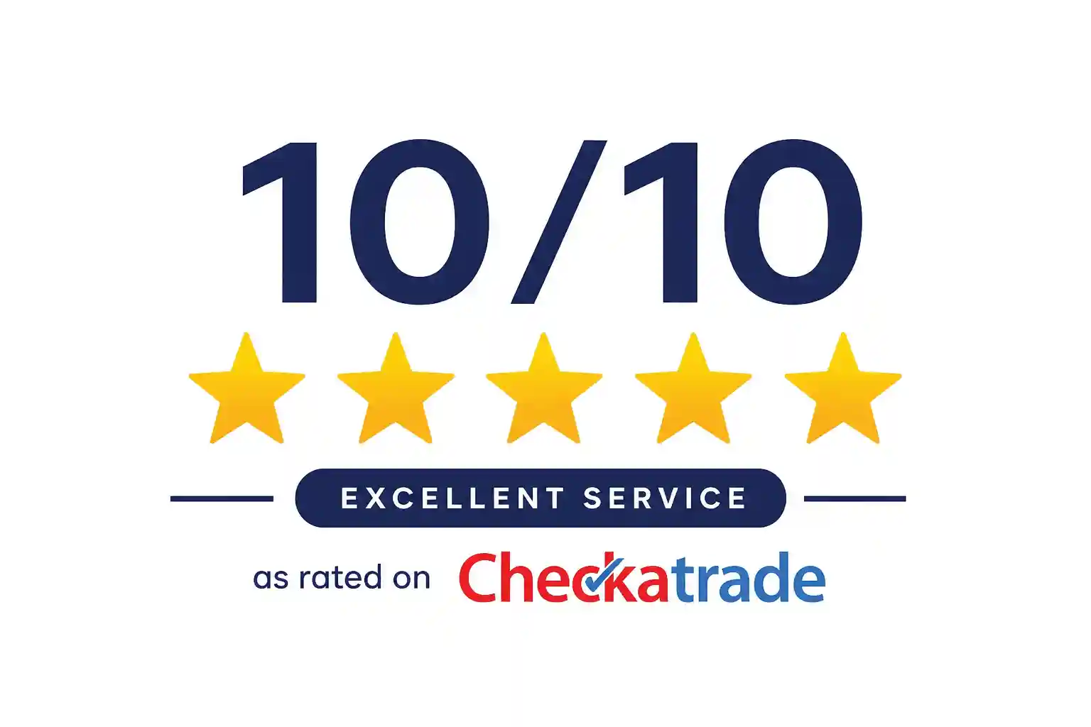 Rated 10 out of 10 for excellent service on Checkatrade